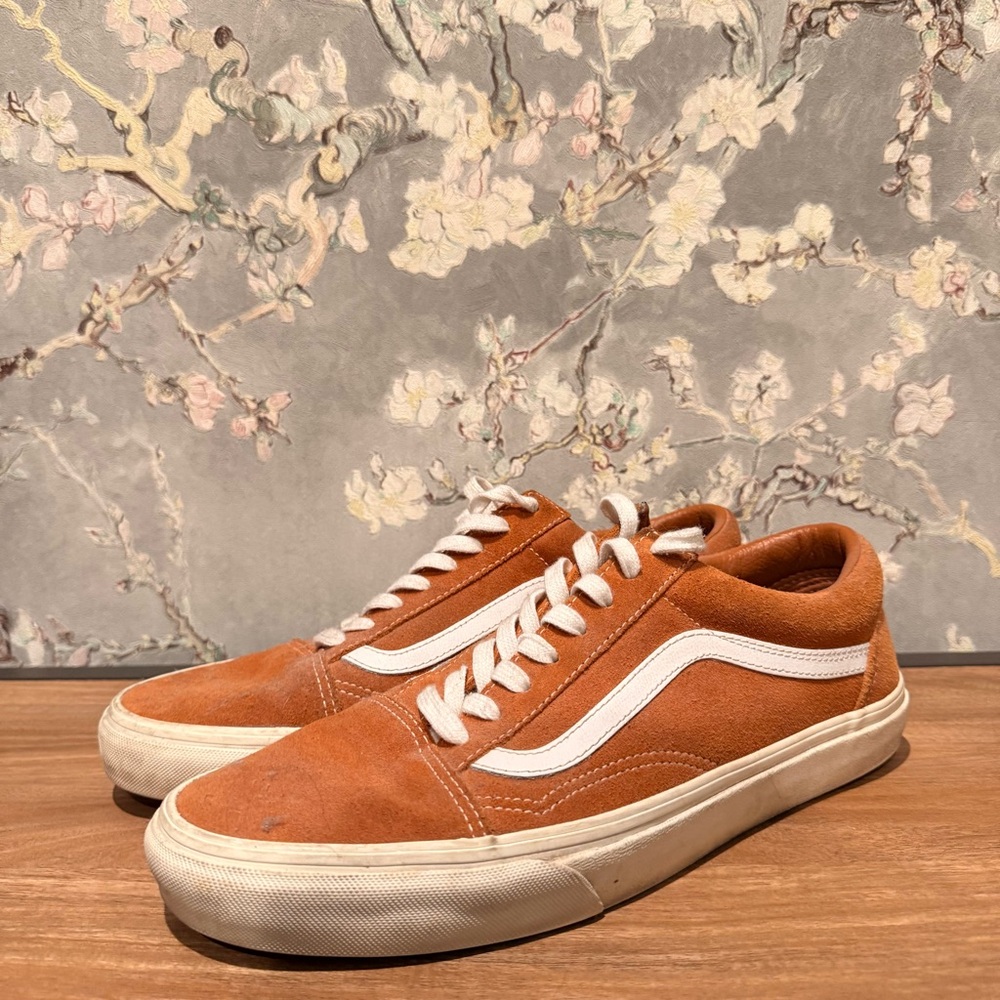 Vans Sk8 Low Men's Burnt Orange Suede Sneakers